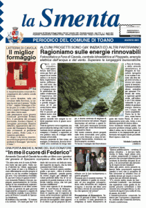 Giornale Comunale La Smenta - Agosto 2011